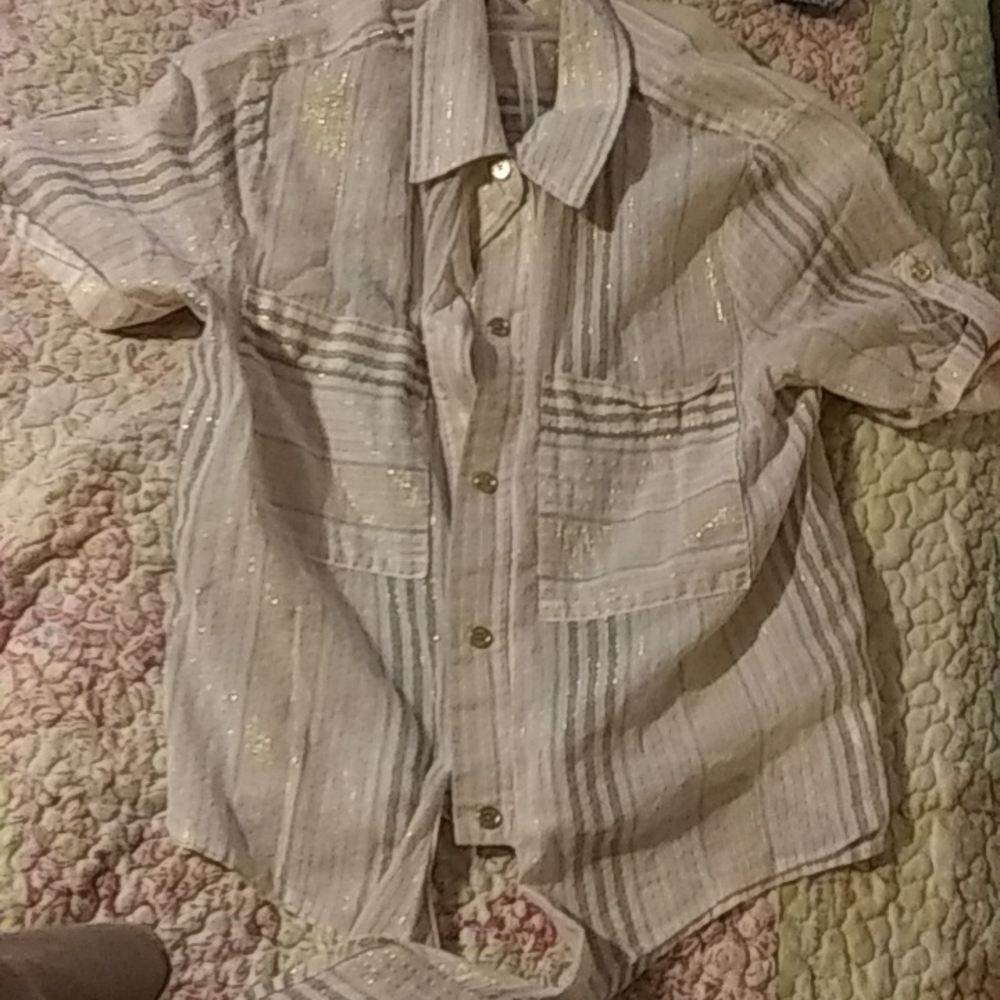 Michael Kors Button Up Front Tie